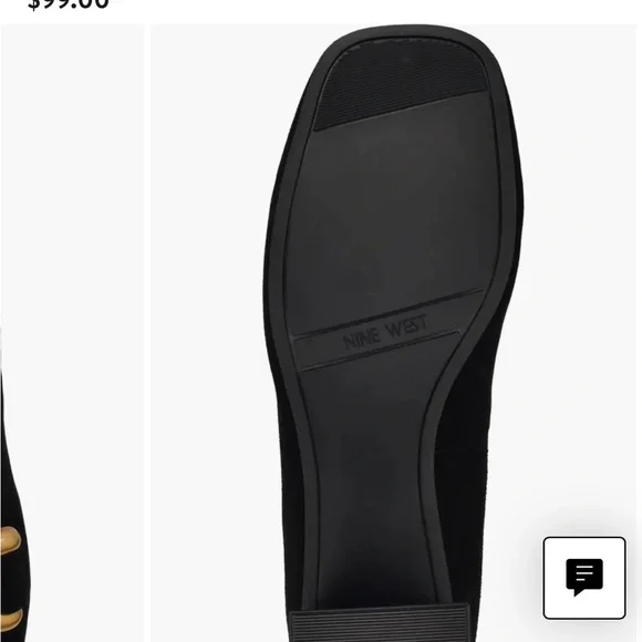 Nine West Black Veepe Bit Loafer Pump - Picture 3 of 5